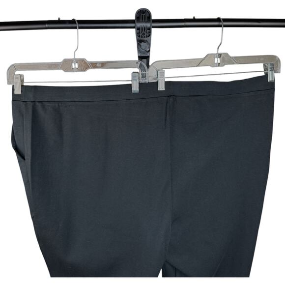 Candace Cameron Bure Black Pull-On Pants Petite 4X Rayon Blend Comfort Stretch - Picture 2 of 10